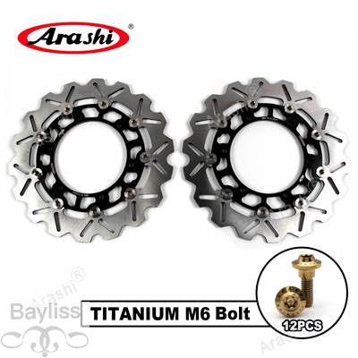 【並行輸入品】 嵐-CNCフルフローティングフロントブレーキ ヤマハ用ディスクローター yzf r6 1999-2002 YZF-R6 600 1999 2000 2001 2002 1ペア_3