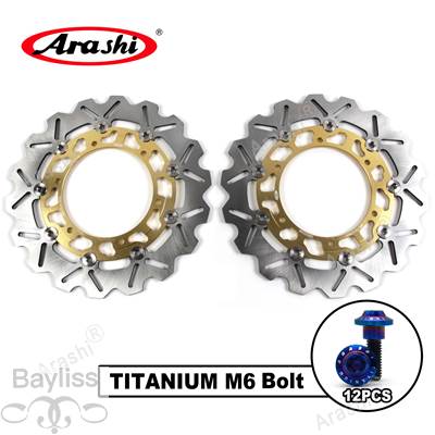 【並行輸入品】 嵐-CNCフルフローティングフロントブレーキ ヤマハ用ディスクローター yzf r6 1999-2002 YZF-R6 600 1999 2000 2001 2002 1ペア_4