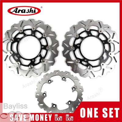【並行輸入品】 Arashi-CNCフロントリアブレーキディスクローター 310mm 260mm スズキハヤブサgsxr1300 abs 2013-2019 GSX-R gsx1300r 2015 2016 2017_6