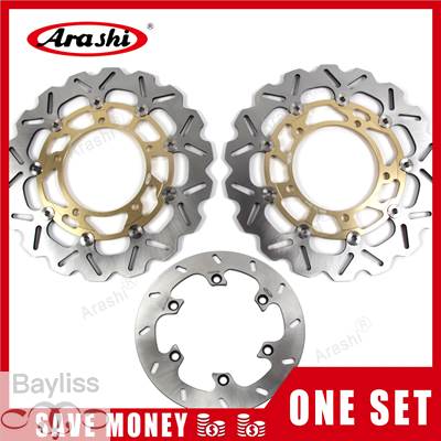 【並行輸入品】 Arashi-CNCフロントリアブレーキディスクローター 310mm 260mm スズキハヤブサgsxr1300 abs 2013-2019 GSX-R gsx1300r 2015 2016 2017_2