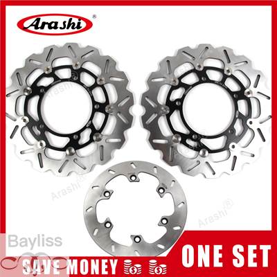 【並行輸入品】 Arashi-CNCフロントリアブレーキディスクローター 310mm 260mm スズキハヤブサgsxr1300 abs 2013-2019 GSX-R gsx1300r 2015 2016 2017_3