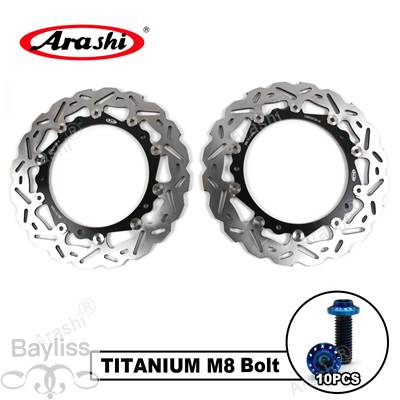 【並行輸入品】 Arashi-cnc-フロントブレーキディスク bmw r nine t pure用ブレーキローター レーサー1200 2017 2018 2019 2020 2021 1ペア_5