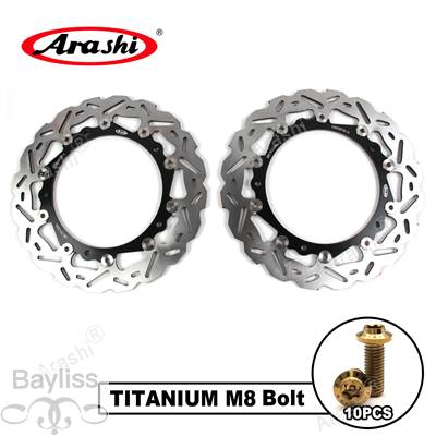 【並行輸入品】 Arashi-cnc-フロントブレーキディスク bmw r nine t pure用ブレーキローター レーサー1200 2017 2018 2019 2020 2021 1ペア_3