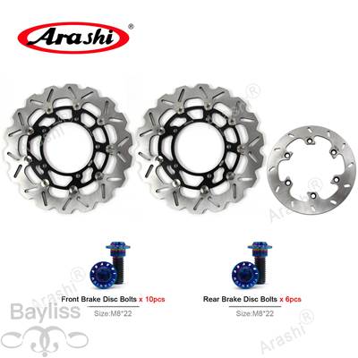 【並行輸入品】 嵐-CNCフロント / リアブレーキディスクローター スズキgsxr1300ハヤブサ2008-2015 gsx r GSX-R 1300 2009 2011 2012 2013 2014 1セット_5