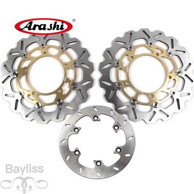 【並行輸入品】 嵐-CNCフロント / リアブレーキディスクローター スズキgsxr1300ハヤブサ2008-2015 gsx r GSX-R 1300 2009 2011 2012 2013 2014 1セット_6