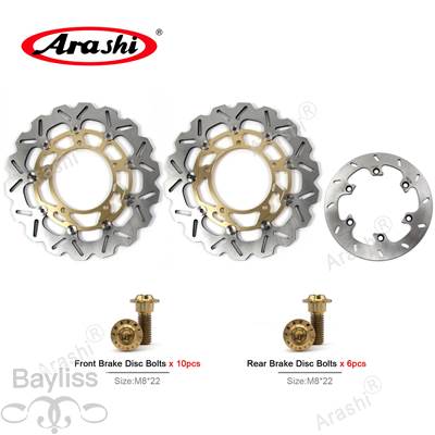 【並行輸入品】 嵐-CNCフロント / リアブレーキディスクローター スズキgsxr1300ハヤブサ2008-2015 gsx r GSX-R 1300 2009 2011 2012 2013 2014 1セット_2