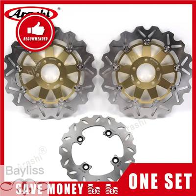 【並行輸入品】 嵐-フローティングフロントリアブレーキディスクセット カワサキz750s z 750 s 2005 2006 2004 2005 2006 1セット用ローター_3