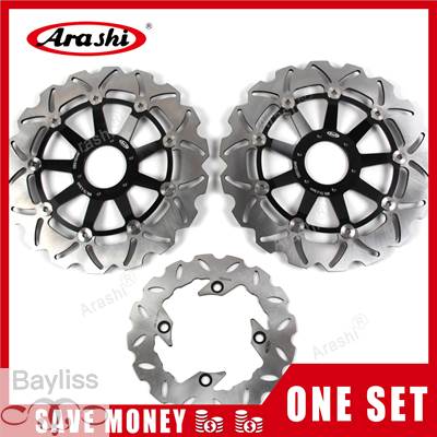 【並行輸入品】 嵐-ホンダcbr900rr 1992 1993 cbr 900 rr cbr900 900rr 1セット用フローティングフロントリアブレーキローター_1