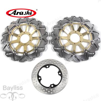 【並行輸入品】 嵐-ホンダcbr900rr 1992 1993 cbr 900 rr cbr900 900rr 1セット用フローティングフロントリアブレーキローター_2