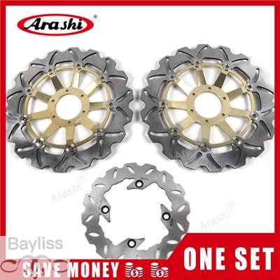 【並行輸入品】 嵐-ホンダcbr900rr 1992 1993 cbr 900 rr cbr900 900rr 1セット用フローティングフロントリアブレーキローター_4