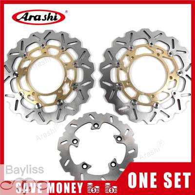 【並行輸入品】 Arashi-CNCフローティングブレーキディスク スズキgsf bandit 1250 s 2011 2012フロントリアブレーキローターディスク gsf1250s abs 2012 2013_5