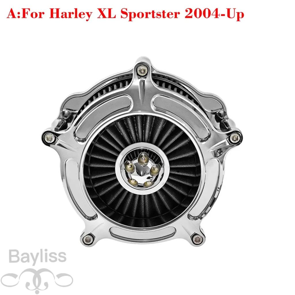 【並行輸入品】 バイク用エアクリーナー ハーレースポーツスター883 1200 xl アイアンツーリング ロード ストリートグライド ソフテイル デナ カバー付き_5