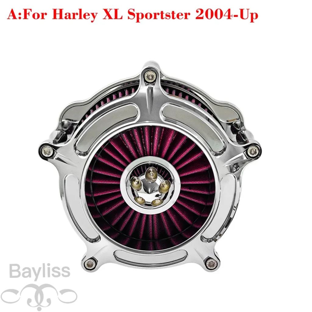 【並行輸入品】 バイク用エアクリーナー ハーレースポーツスター883 1200 xl アイアンツーリング ロード ストリートグライド ソフテイル デナ カバー付き_2