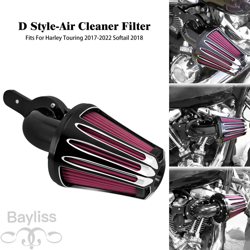 【並行輸入品】 バイク用アルミフィルター付きエアクリーナー ハーレースポーツスターXL 883 ソフテールブレイクアウト ダイナツーリング エレクトリックストリの画像