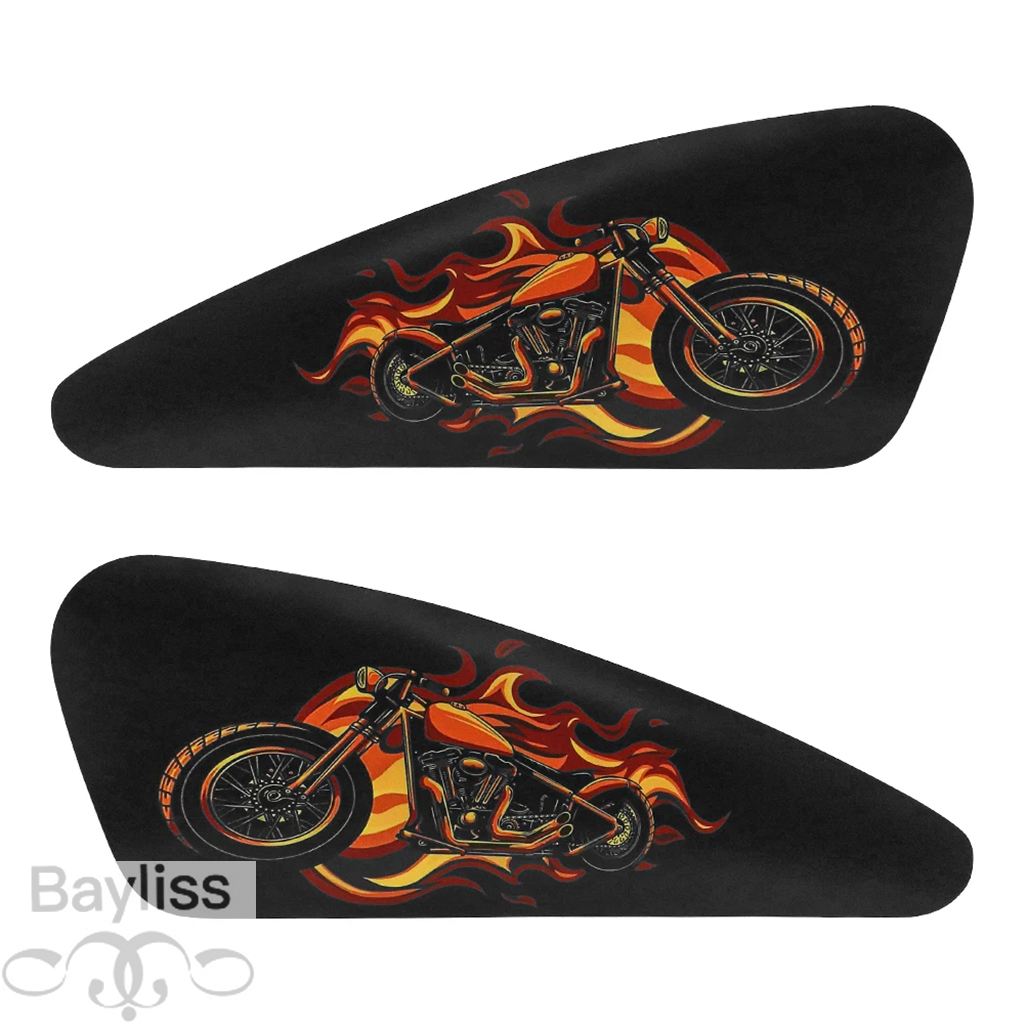 並行輸入品】 バイク燃料ガスタンクステッカー防水保護パッドデカール