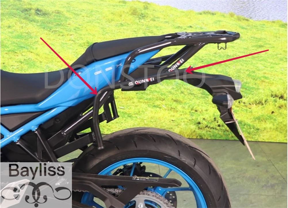 並行輸入品】 バイクラゲッジサイドケース ラックサポート キャリア