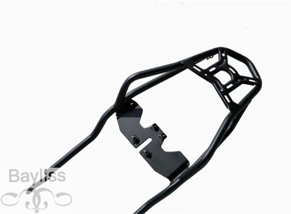 【並行輸入品】 リアキャリア Kawasaki Z900 カフェトップキャリアケース助手席マウントフェンダーサポート Z 900 ブラックの画像