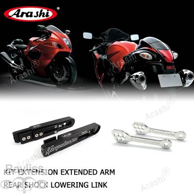 【並行輸入品】 嵐-スズキハヤブサgsxr1300 gen 1 2 3 1999-2024 リアショックローリングリンク スイングアームキット 延長アームエクステンションの画像