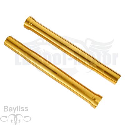 【並行輸入品】 ヤマハ用フロントサスペンションフォークチューブ ゴールドブラックパイプ 2007-2008 fz1 2006-2015 fz8 2013-2015mm 2d1-23136-00-00の画像