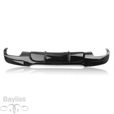 光沢黒リアバンパーブレード BMW 3シリーズ e90 e91 mスポーツ 325i 328i セダン 4ドア 2005-2012 その他外装パーツ