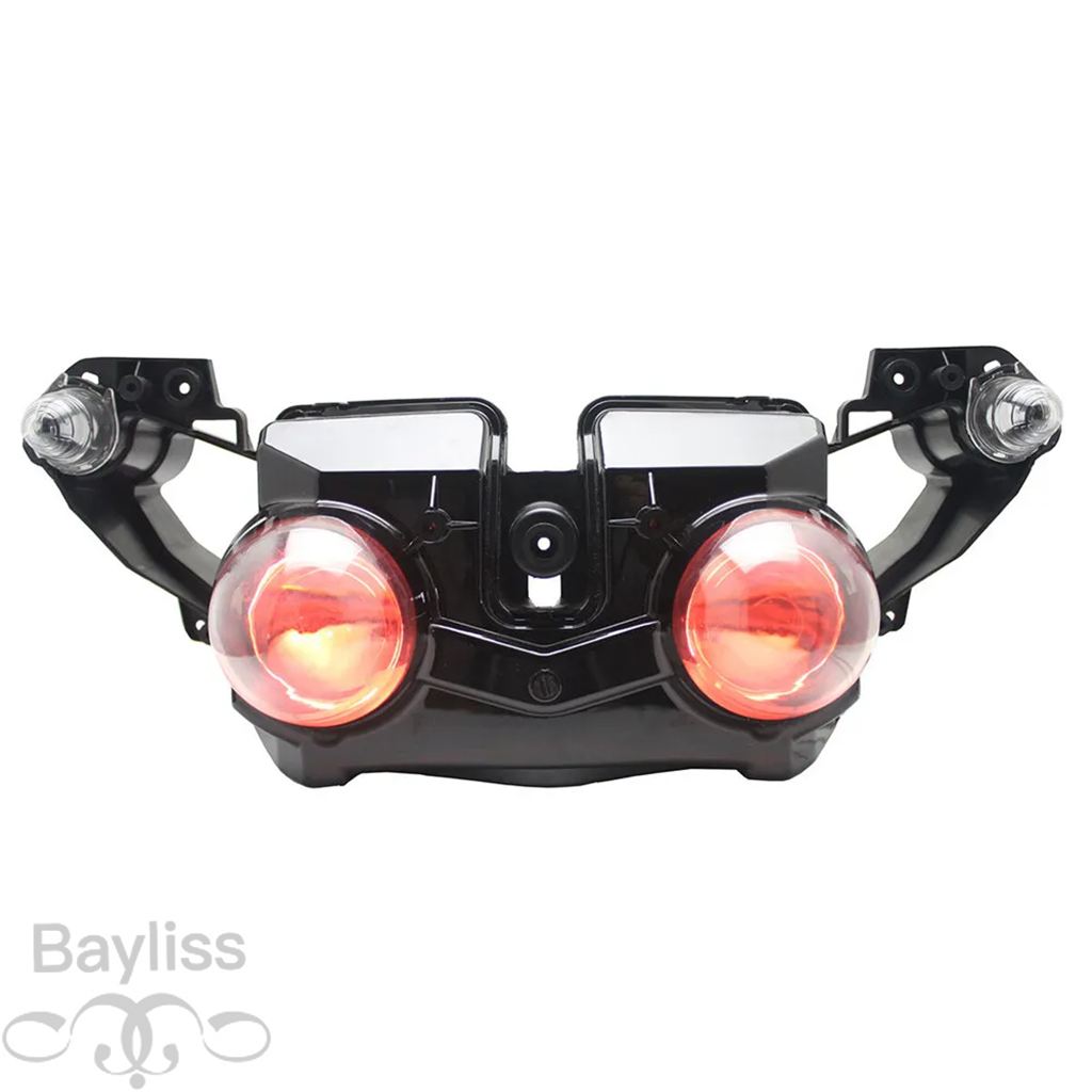 【並行輸入品】カスタムhidバイクヘッドライト hiloビーム ヤマハyzf r1用ヘッドライトアセンブリYZF-R1 2009-2011_2