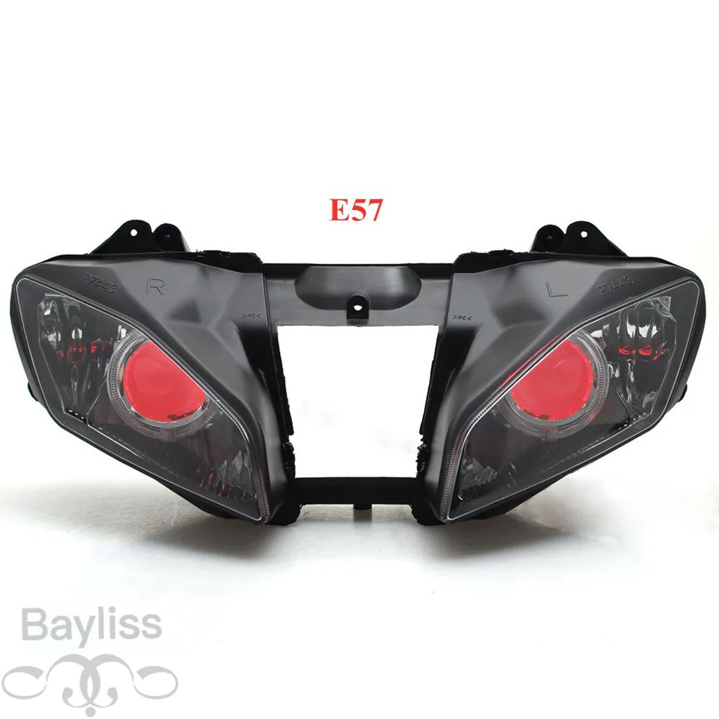 並行輸入品】バイクヘッドランプカスタムヘッドライトアセンブリ