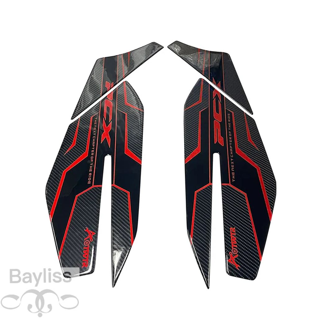 販売停止中 並行輸入品】Semspeed-フットレストステッカー ホンダpcx 2021 pcx 125