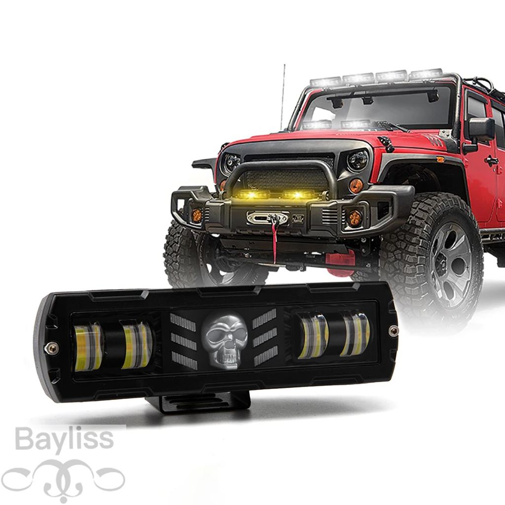 並行輸入品】オフロードLEDスポットライトバー ATV トラック LEDポッド