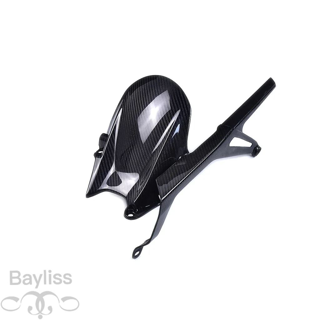 【並行輸入品】ヤマハ MT-0 MT09 FZ-09 FZ09 2021 2022 2023用 100%カーボン リアフェンダー ハガー チェーンガード フェアリング バイクアクセサリーの画像