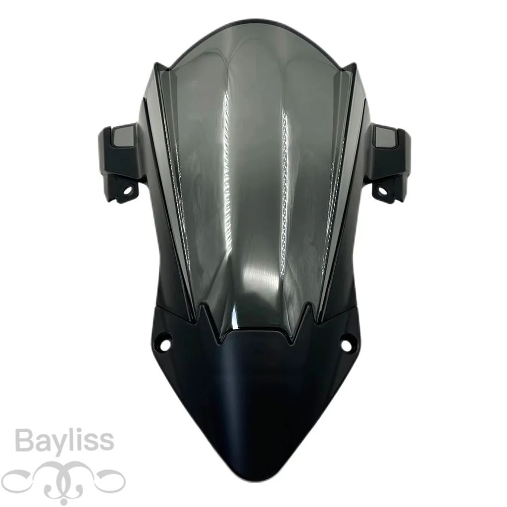並行輸入品】バイク強化フロントガラスカーボンスプライシングウインド