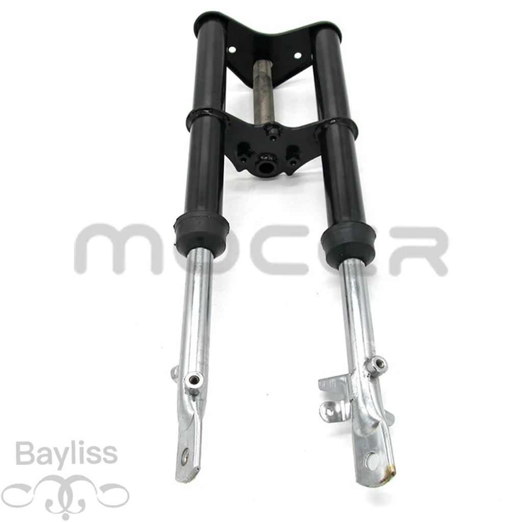【並行輸入品】ゴールド/ブラック バイク フロント フォーク ショックアブソーバー アセンブリ ホンダ 50 BMX XR50 CRF50 XR CRF50 用 - ストック サスペン