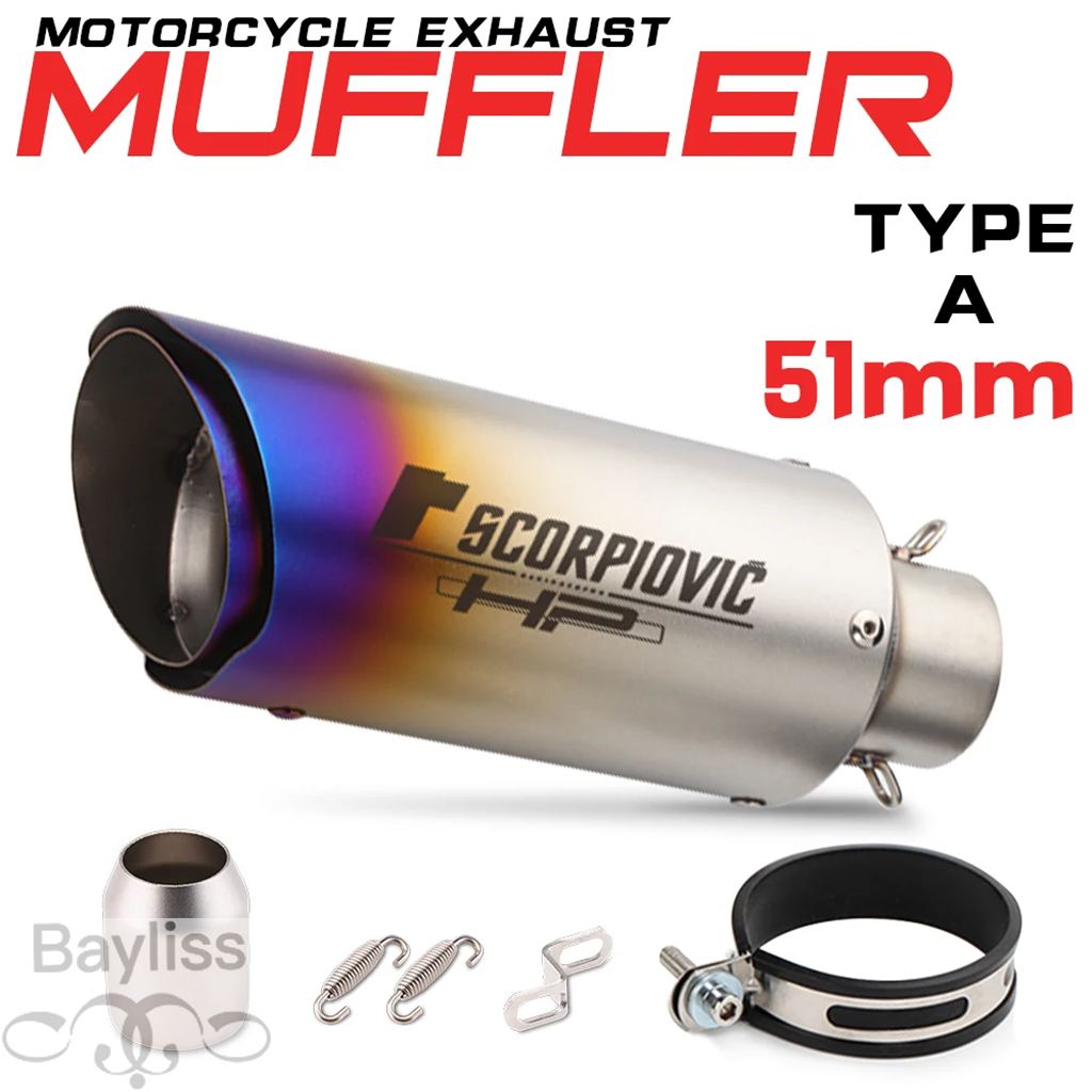 【並行輸入品】バイク 二輪エキゾースト 51mm/60mm カーボン DBキラー付き バイク 二輪エキゾースト c390 cbr650f z900_2
