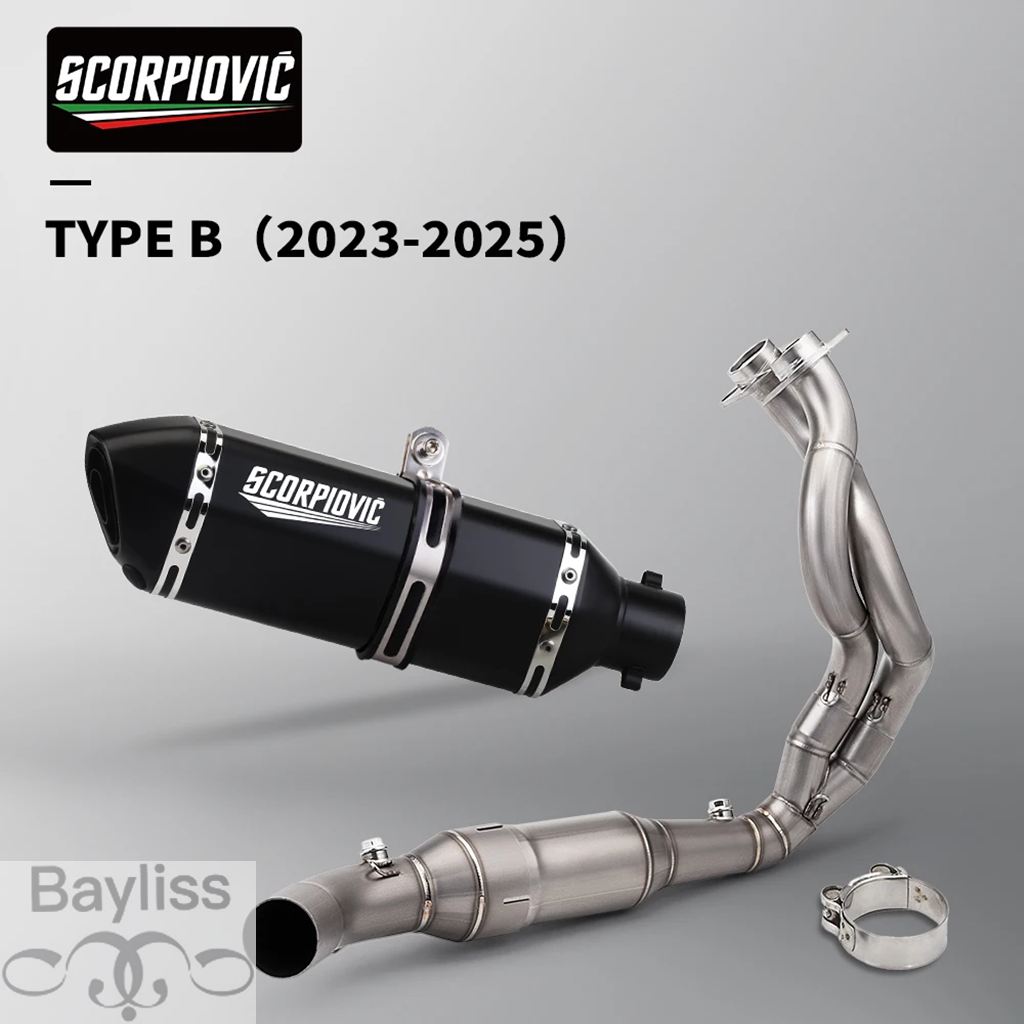 【並行輸入品】バイク排気システム バイク排気システム 50.8mm フル排気 er6n versys 650 z650 ninja 650_3