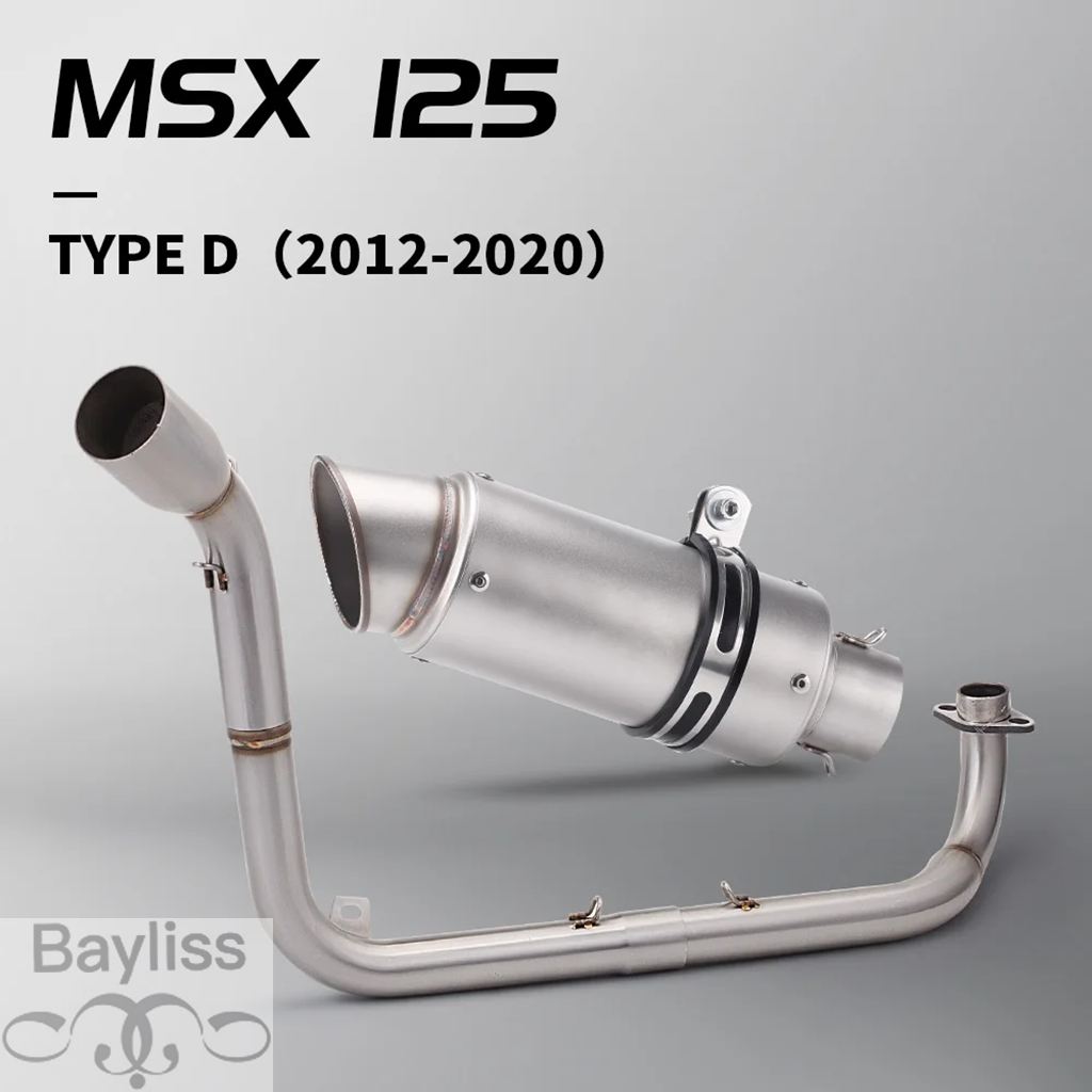 【並行輸入品】MSX125 バイク排気フルシステム SC89 マフラーホンダ GROM MSX125 2013 2014 2015 2016 2017 2018 2019 2020_1