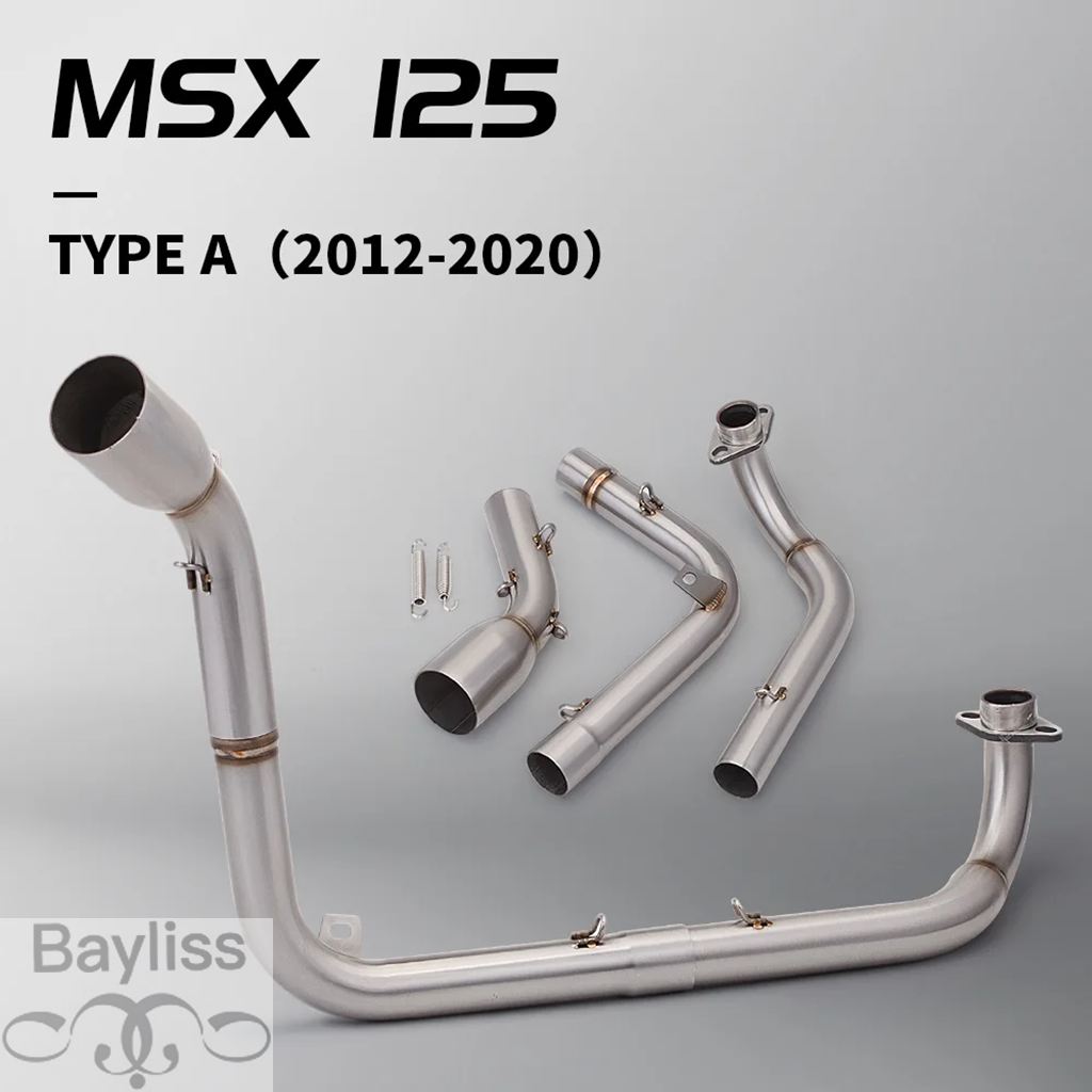 【並行輸入品】MSX125 バイク排気フルシステム SC89 マフラーホンダ GROM MSX125 2013 2014 2015 2016 2017 2018 2019 2020_3