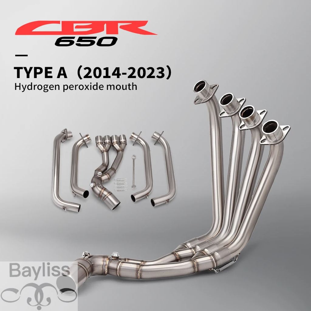 CBR650 CB650　2014-2025　【ステンレス エキゾーストパイプ】 並行輸入品】CB650F CB650R CBR650 CBR650F 2014-2025 バイク排気フル