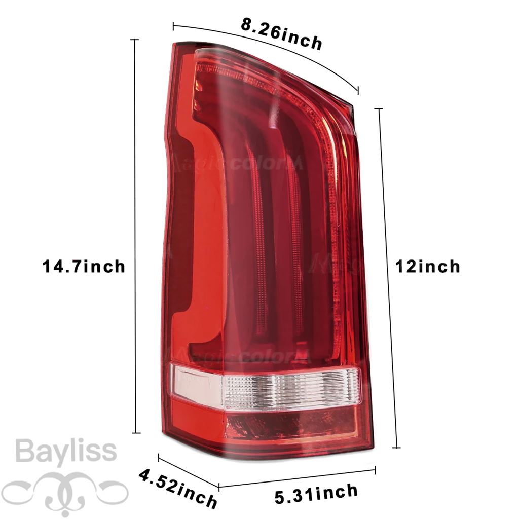 並行輸入品】LED テールランプベンツヴィト W447 V クラス V220D V250