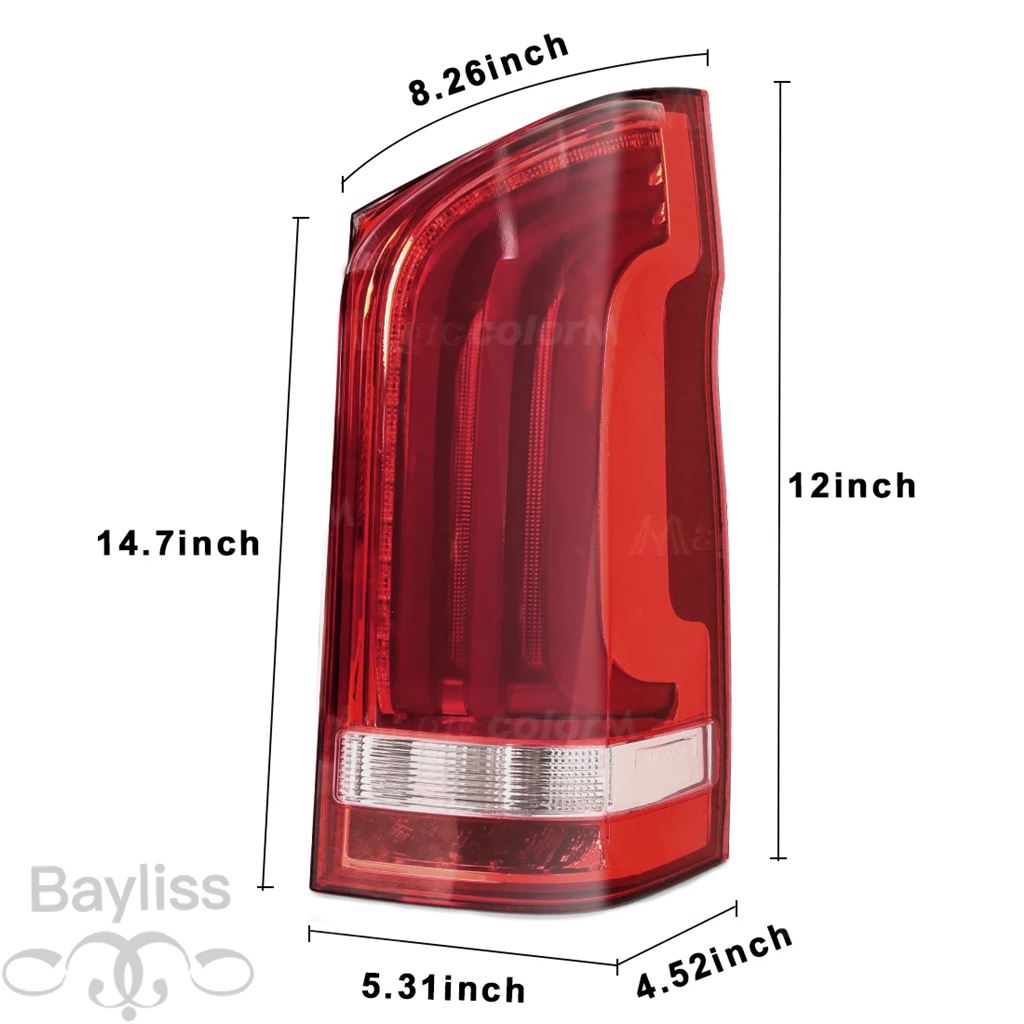 並行輸入品】LED テールランプベンツヴィト W447 V クラス V220D V250