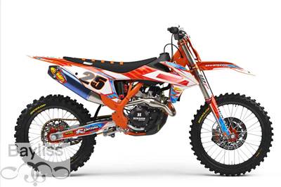 【並行輸入品】 バイクステッカー フルキット ktm sx sxf 250 450 2024 exc xcw 2024-2026 3m カスタム 傷防止 バイクグラフィックステッカー_2