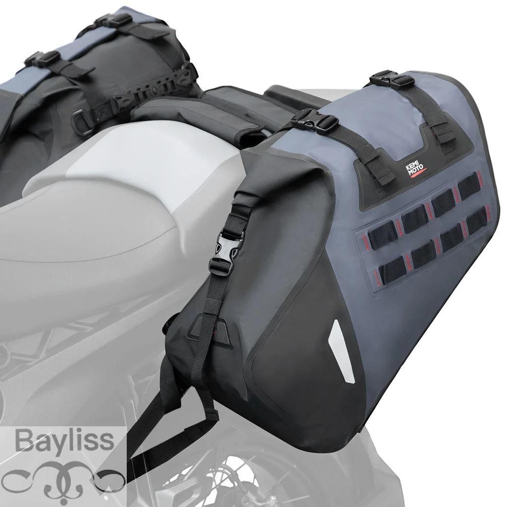 並行輸入品】バイクサドルバッグ 30L PVC パニアバッグ防水ツーリング