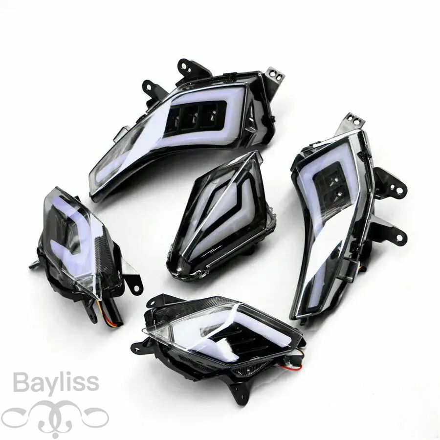 【並行輸入品】フィット2012-2016 TMAX530 T-MAX 530 ledフロントリアテールライトブレーキランプバイクアクセサリーtmax 530 2013 14 15の画像