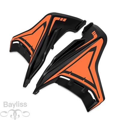 【並行輸入品】 バイク用フェアリングサイドパネルキット ウィンドデフレクター カバー フロントガラスプレート パネル 390adv 2024 390 adv adventure r s 20の画像