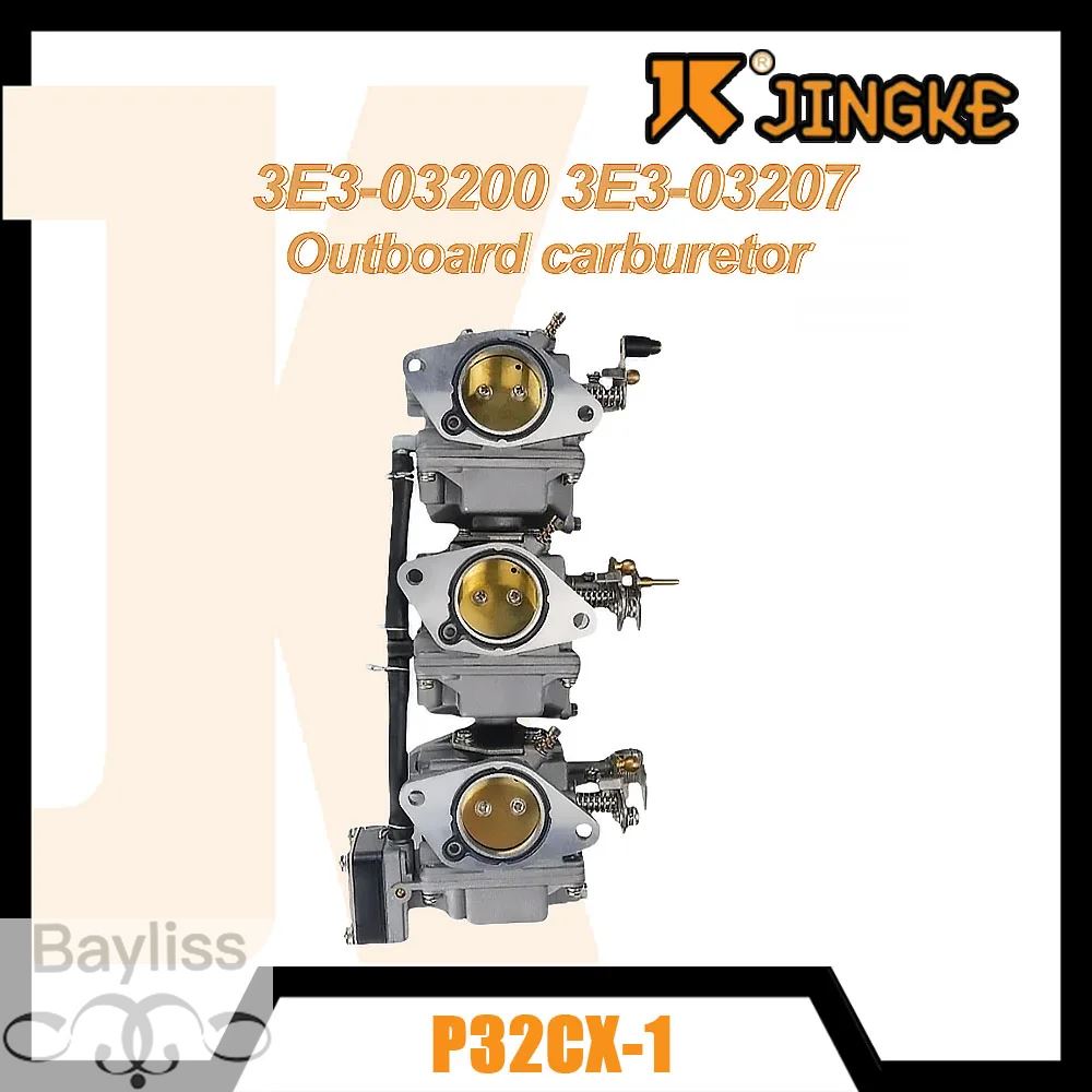 【並行輸入品】P32CX-1 3E3-03200 3E3-03207 3E3-03210 船外機キャブレター Assy Tohasta 50HP 2T NS50D2 船外機用_1