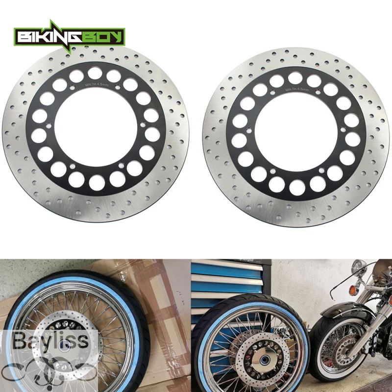 【並行輸入品】Bikingboy-フロントブレーキディスク ローター xvs 1100ドラッグスター99-06 xvs1100 v-starクラシックカスタム00-0903-09 04 05 07_1