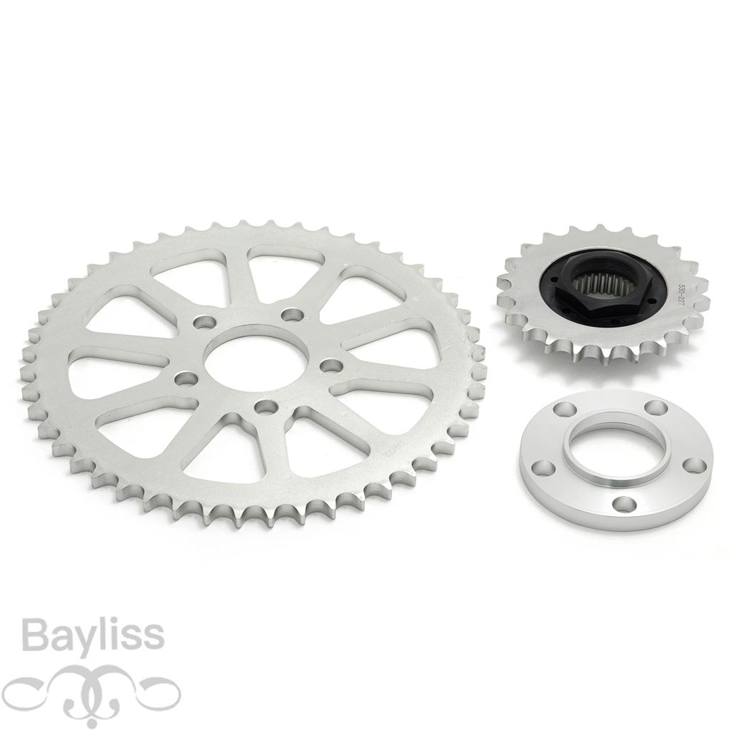 【並行輸入品】BIKINGBOY チェーンドライブ変換スプロケットフランジトランスミッションスポーツスター XL 883 1200 XLH XLC XLR XLS XLN_3