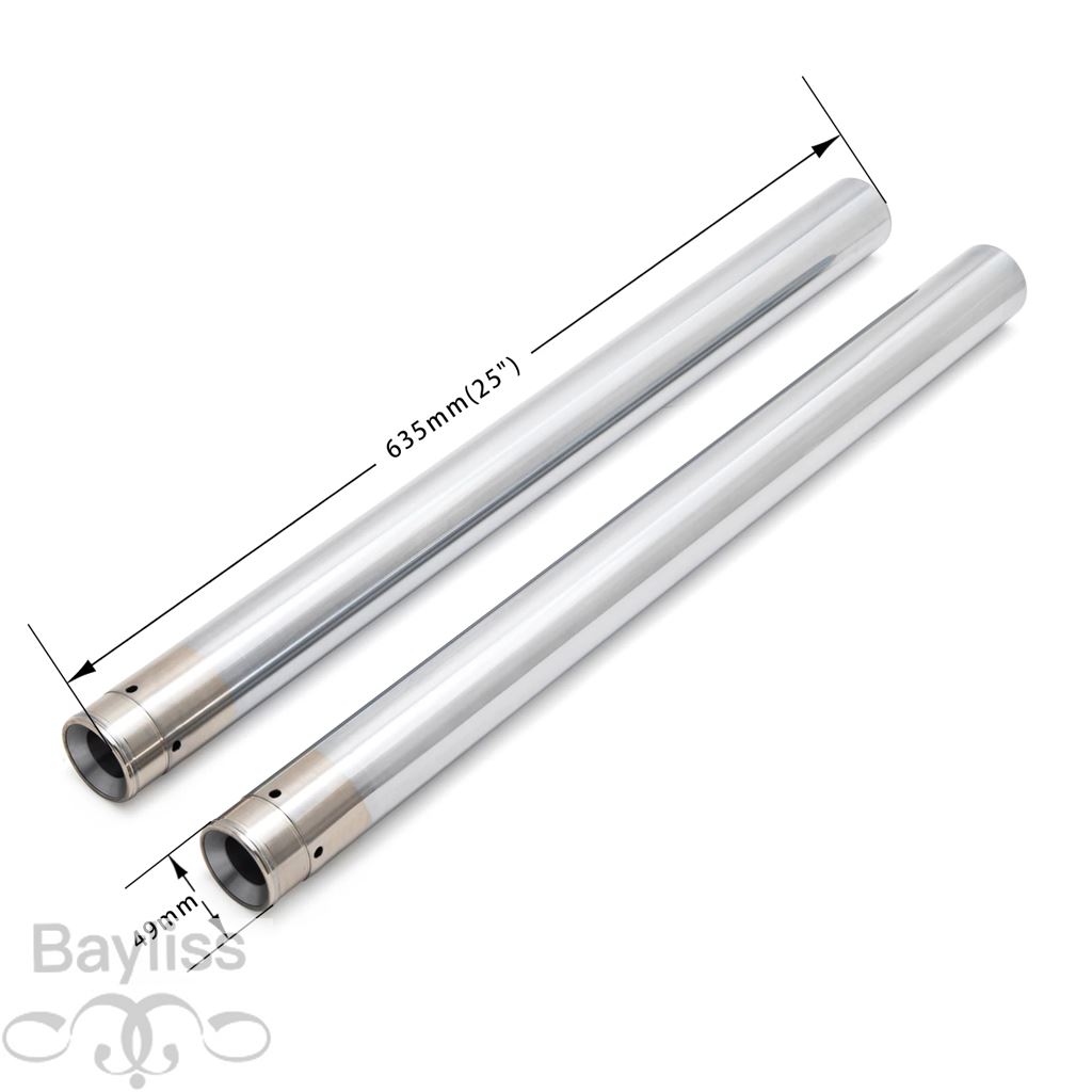 【並行輸入品】BIKINGBOY VRSCAW V ロッド 07 08 09 10 VRSCD ナイトロッド 2007-2011 49 mm 25 インチフロントフォークチューブ 46504-07 635 mm長ペアの画像