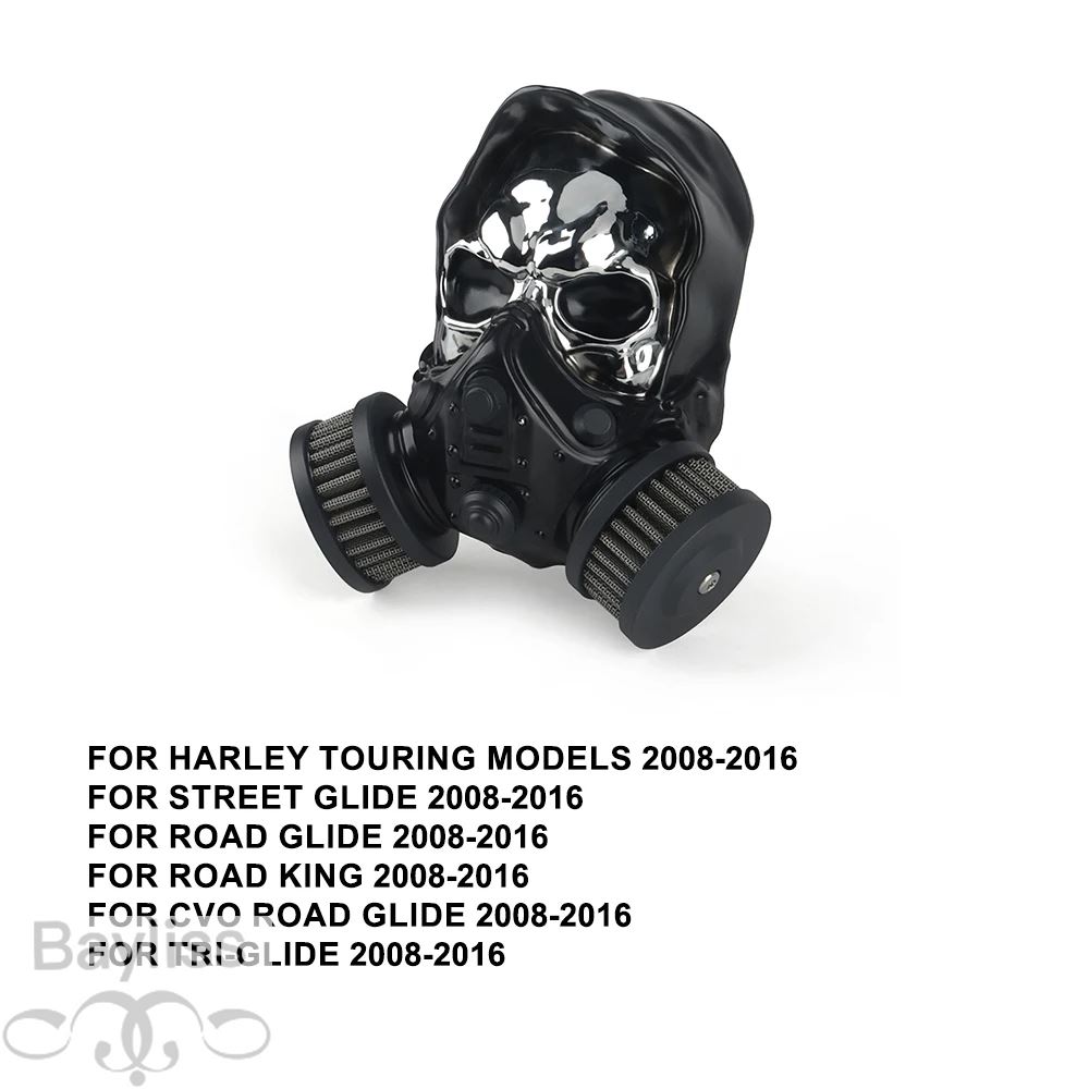 【並行輸入品】スカルハイフローエアフィルタークリーナーシステムインテーク_2