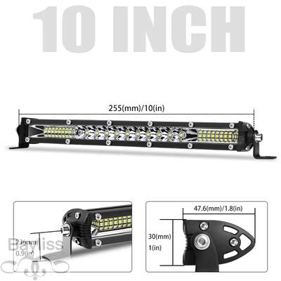 並行輸入品】 10 インチ20インチ LED ライトバースリム ワークライト