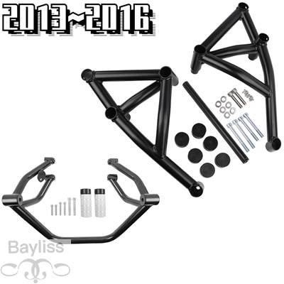【並行輸入品】 Subcageスタントケージリアラックペグクラッシュバーエンジンガードヤマハmt fz 09 MT-09トレーサーFJ-09 FZ-09 2013 2014 2016 2020の画像