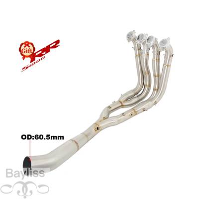 【並行輸入品】 BMWバイク 二輪用フロントマニホールド マフラー用フルシステム BMW S1000rr 2010 - 2018 s1000r 2015-2018の画像